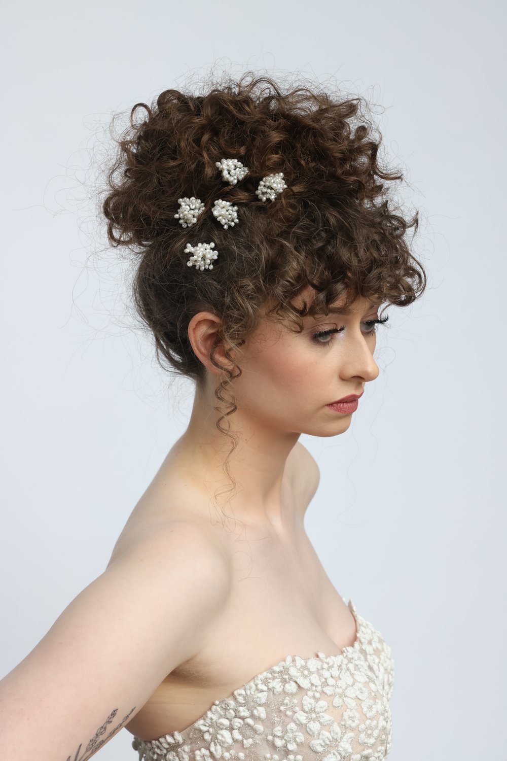 Hair Vines & Hair Pins — Justine M Couture Bridal Veils Hair Vines & Hair Pins — Justine M Couture Bridal Veils